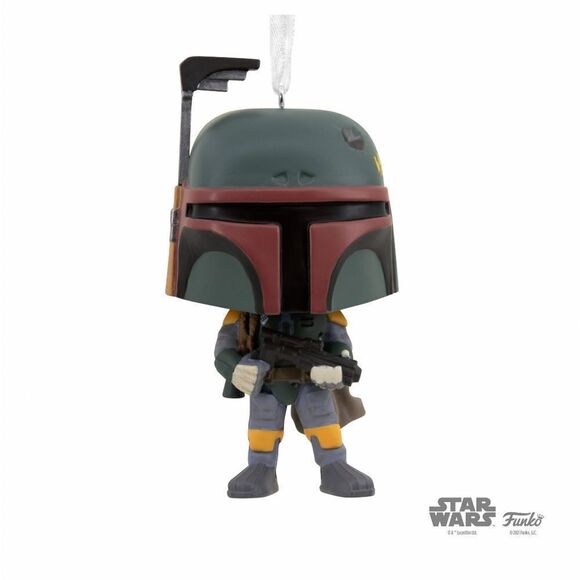 Hallmark Star Wars Boba Fett Funko POP Ornament NWT - Picture 1 of 7